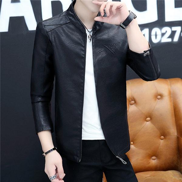 ライダースジャケット メンズ 薄手 ジャケット 春秋 革ジャン PU