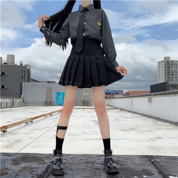 JK制服 セーラー服 上下セット 長袖 ネクタイ 学院風 学生服 フリル