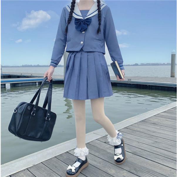 Jk制服 セーラー服 上下セット 長袖 かわいい 学院風 学生服 フリルスカート ミニ丈 ハロウィン 学園祭 入学式 卒業式 コスチューム 春夏秋 Cosplay Psxsfu0006 服屋123 通販 Yahoo ショッピング