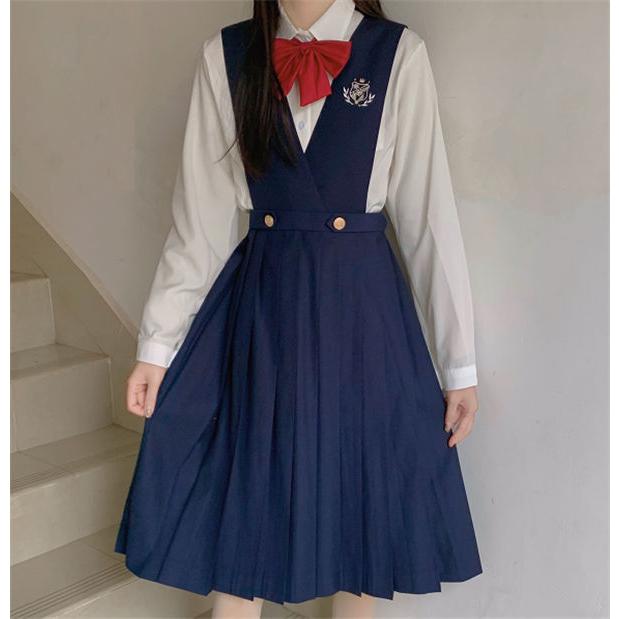 JK制服 セーラー服 上下セット 長袖 かわいい 学院風 学生服 ロング丈スカート ハロウィン 学園祭 入学式 卒業式 コスチューム 春夏秋 cosplay｜fukuya-store｜11