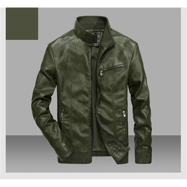 ライダースジャケット メンズ モッズコート カジュアルジャケット 革
