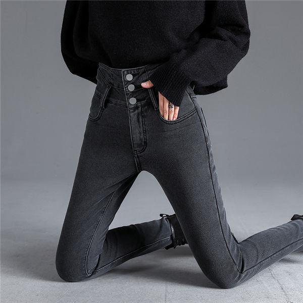 暖パン レディース デニムパンツ ハイウエストパンツ 暖ズボン 暖パン レディース デニムパンツ ハイウエストパンツ 暖ズボン