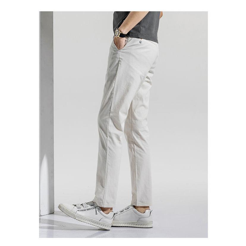 チノパン メンズ スキニーチノパンツ リネンパンツ 綿麻パンツ 綿麻ズボン コットンリネン 薄手 亜麻 春夏 ビジネス 通勤用 送料無料 Xiukunen0012 服屋123 通販 Yahoo ショッピング