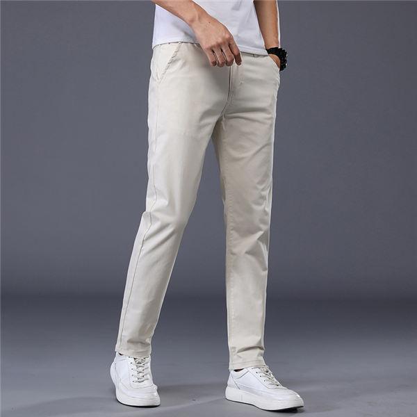 スラックス チノパン メンズ スリムパンツ スリム ストレート 伸縮 春夏 カジュアルパンツ キレイめ 無地 送料無料 タイムセール