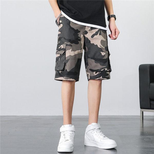 カーゴパンツ ショートパンツ メンズ ハーフパンツ 短パン 迷彩柄 夏服 夏物 5分丈ショーツ カジュアル 海 プール ビーチパンツ 夏 贈物