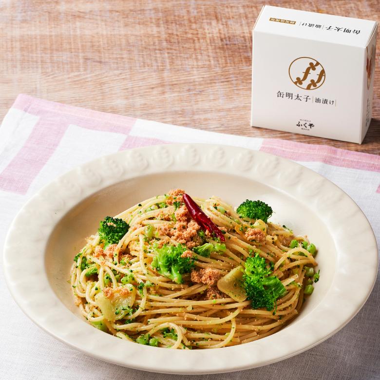 ふくや 明太子 ( 缶明太子 油漬け ) 累計販売数 90万缶突破！ 常温保存 3年可能 非常食 テレビで話題 かんかん 缶 パンのお供 ご飯のお供 プチギフト 爆買 | ふくや | 12