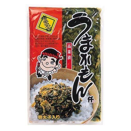 高菜漬け (うまかもん 明太子入り 250g ) ふくや 明太子 高菜の油炒め 高菜明太 福岡 お土産 漬物 ご飯のお供 おにぎりの具 福岡名物 ラーメン｜fukuya｜02