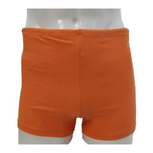 男子（学童用）オレンジ水泳トランクス SSW40 (明石被服) オレンジ×黒