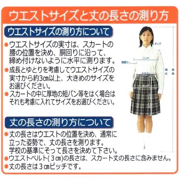 スクールスカート カンコー女子24枚車ひだスカート 紺 KN23060 （大寸