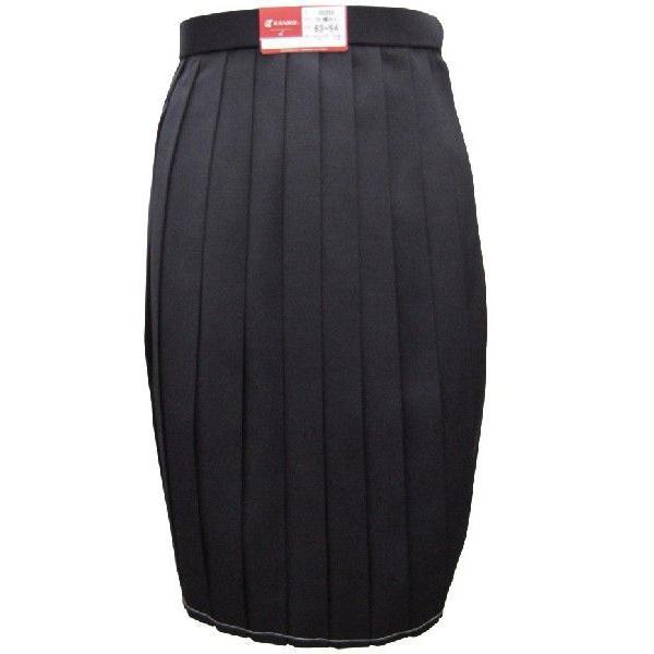 カンコー女子24枚車ひだスカート 黒 85sa 大寸 ウエストw81 W85 W90 W95 W100 W105 丈の長さ54 57 60 63 66 69 85sa 2 着てみてねっと服屋さん 通販 Yahoo ショッピング
