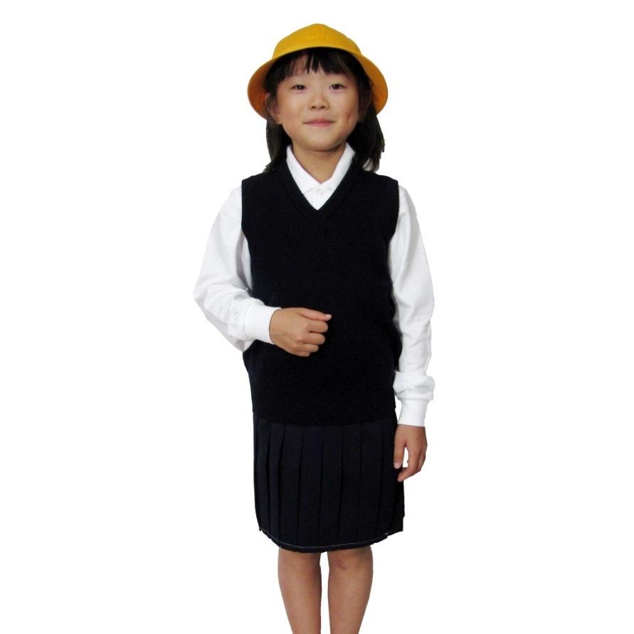 セール特価カンコーVネックベスト(男女兼用) サイズ100〜150 KN8301 カラー ネイビー 学生服 カンコーVネックベスト(男女兼用) サイズ S・M・L KN8301 カラー ネイビー