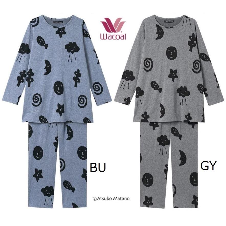 WACOAL（ワコール） レディースパジャマ マタノアツコ長袖長パンツ