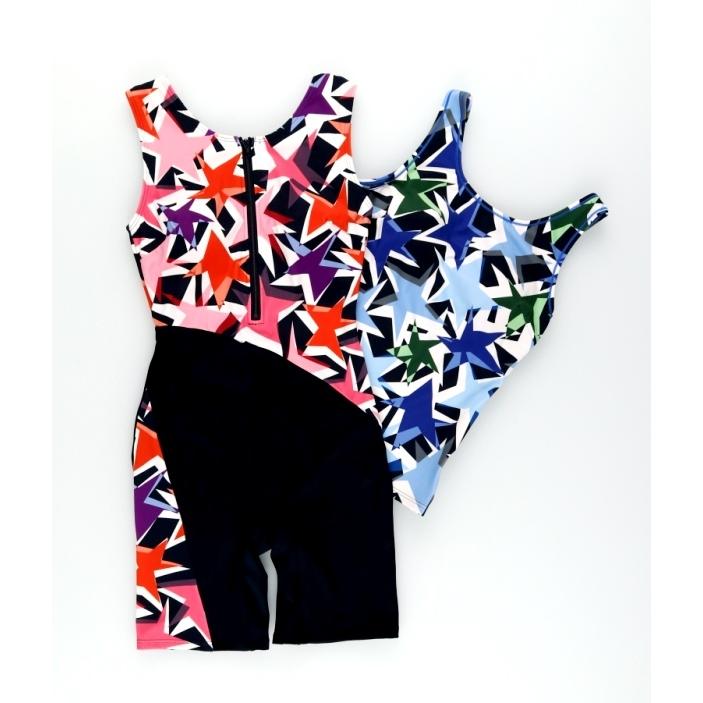 水着 「新色追加/水着」肩リボンキャミチュニック3点セット