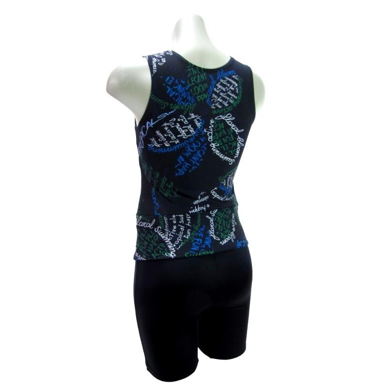 ワコールスイムウェア セパレート水着 3分丈 SWS017 サイズ/9M・11L