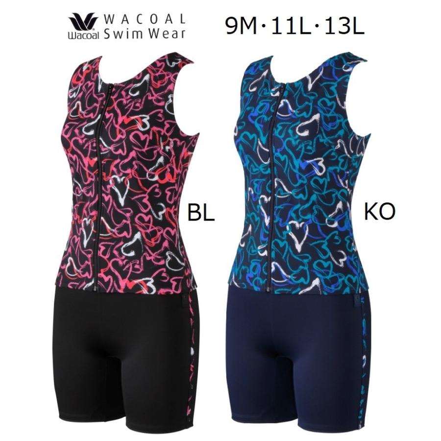 ワコールスイムウェア セパレート水着 3分丈 SWS064 サイズ/9M・11L