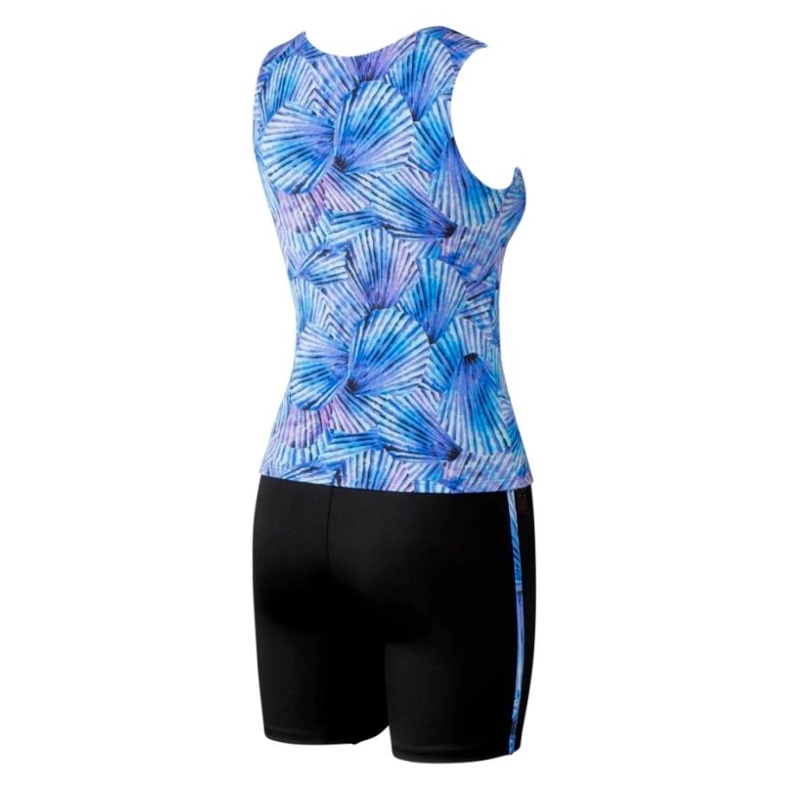 ワコール新品未使用セパレート水着 青と水色のゼブラ柄 13L11L