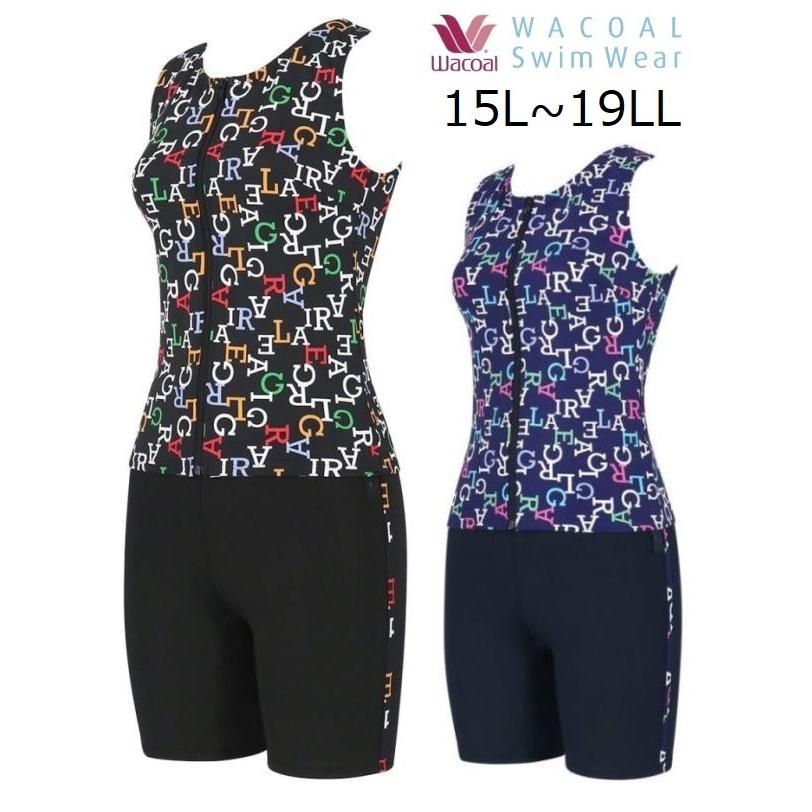 ワコールスイムウェア 新品　17 号 セパレート WACOAL（ワコール） ワコールスイムウェア セパレート水着 3分丈