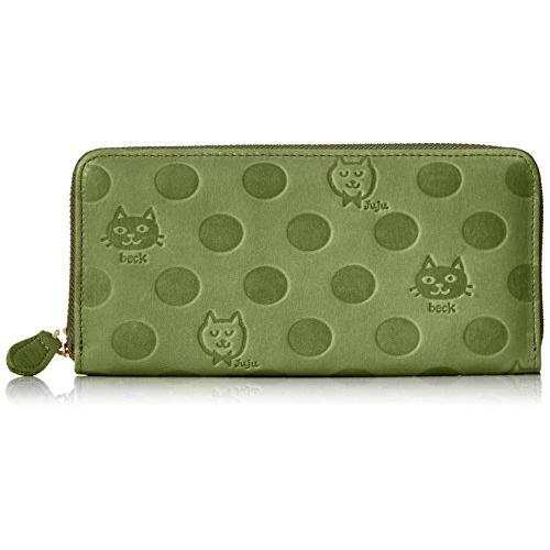 [ボックスニジュウイチ] 財布 「Juju&beck」 ラウンドファスナー型長財布 0331323 グリーン