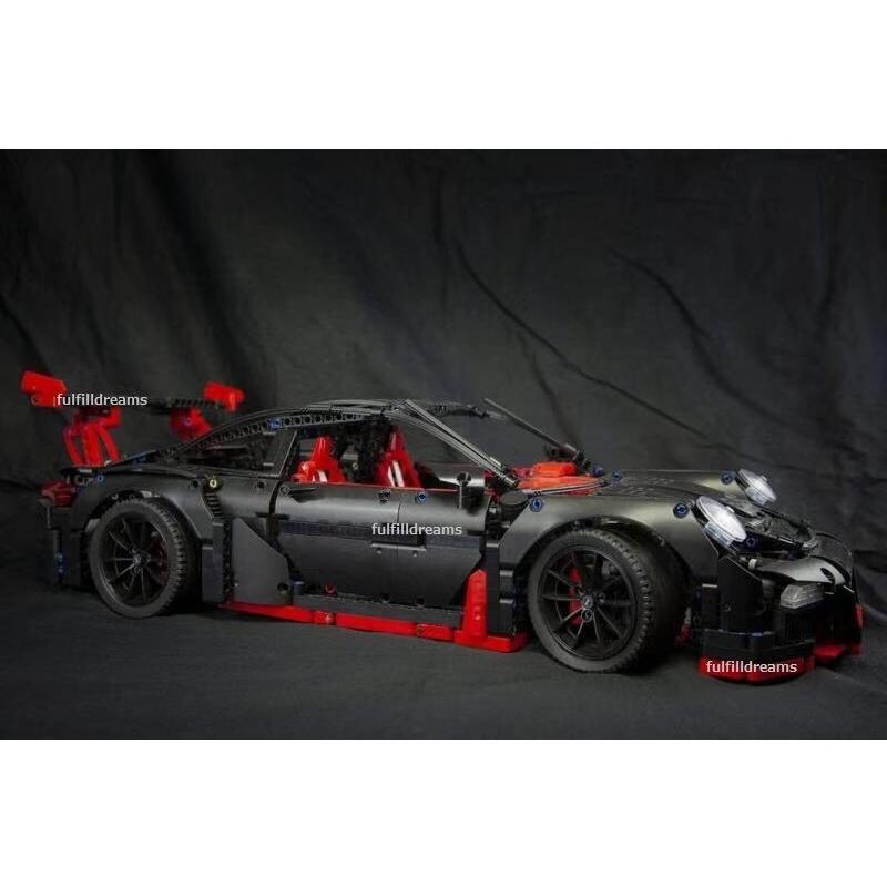 レゴ 互換品 ブラックポルシェ 911 Gt3 Rs テクニック クリスマス プレゼント 456 Lego 456 Gokan Moc Black Fulfill Dreams 通販 Yahoo ショッピング