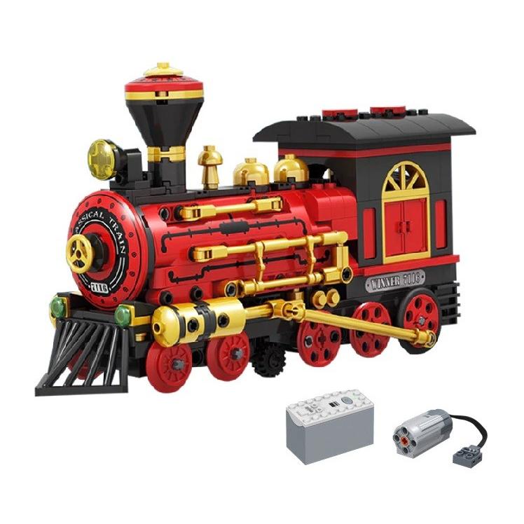 レゴ テクニック 互換品 蒸気機関車 モーターセット クリスマス プレゼント Lego Gokan 7116 Fulfill Dreams 通販 Yahoo ショッピング