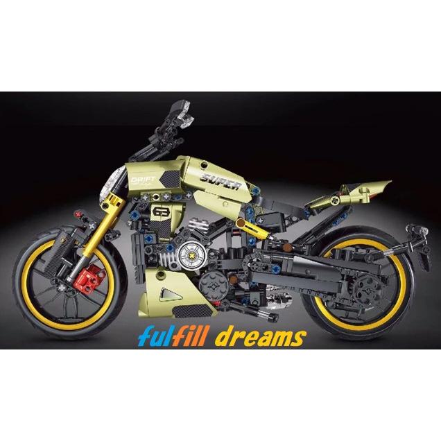 レゴ 互換品 ランボルギーニ Diavel 1260 風 デザイン ディアベル