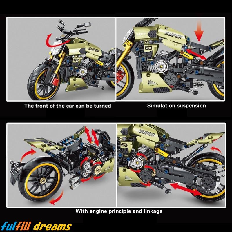 レゴ 互換品 ランボルギーニ Diavel 1260 風 デザイン ディアベル