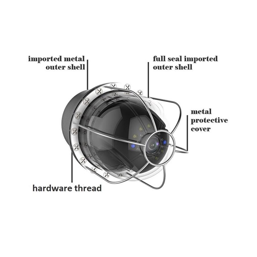 日本正規品 録画 水中カメラ 釣り カメラキット アルミ 白色led 6灯 9インチモニター 15mケーブル 魚群探知機 フィッシュファインダー アクションカメラ Sdカード付 Fucoa Cl