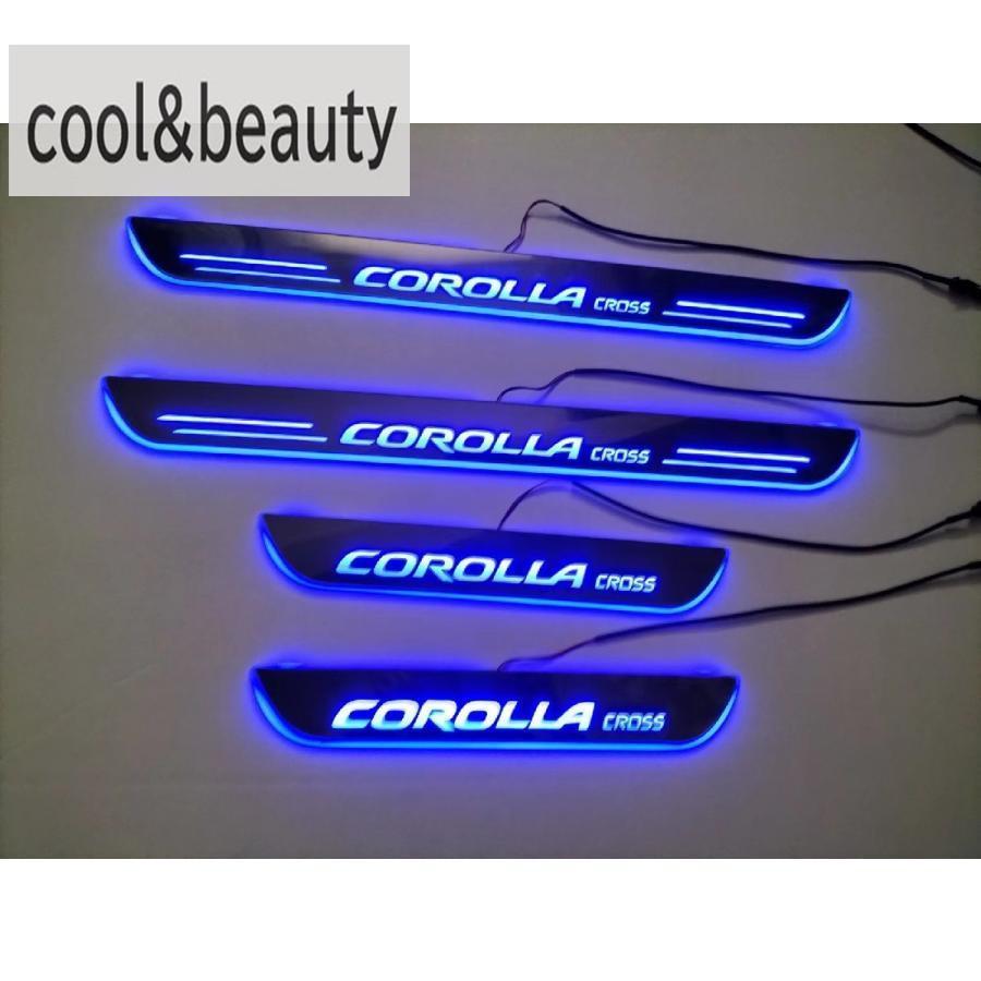 LED サイドスカッフプレートトヨタ カローラクロス TOYOTA COROLLA