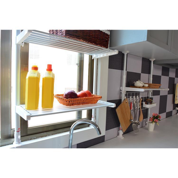 キッチンラック 突っ張りラック 突っ張り収納 幅72cm高さ68