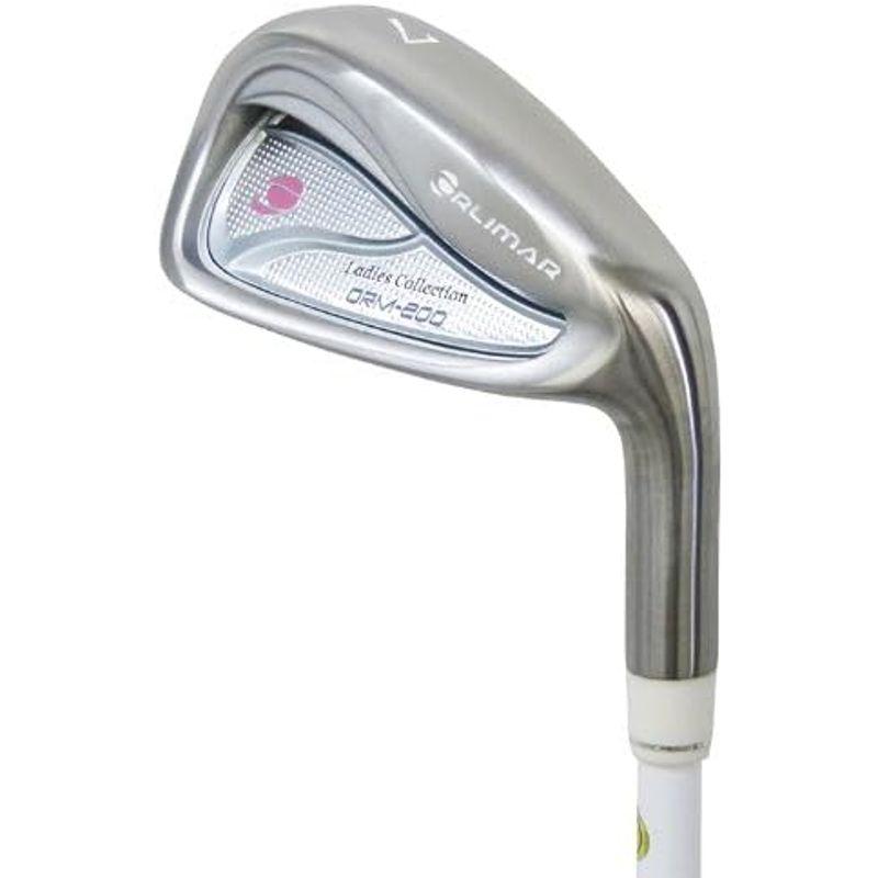 ORLIMAR(オリマー) ORM-200 レディース ゴルフ ハーフセット 右用 スターターセット L 8.5型 キャディバッグ付 (白) MAZEL(マゼル) ゴルフ クラブ アイアン セット ワンレングスアイアンセット カーボン/スチール シャフト 右利き&左利き シングル C1830315600(18135円)