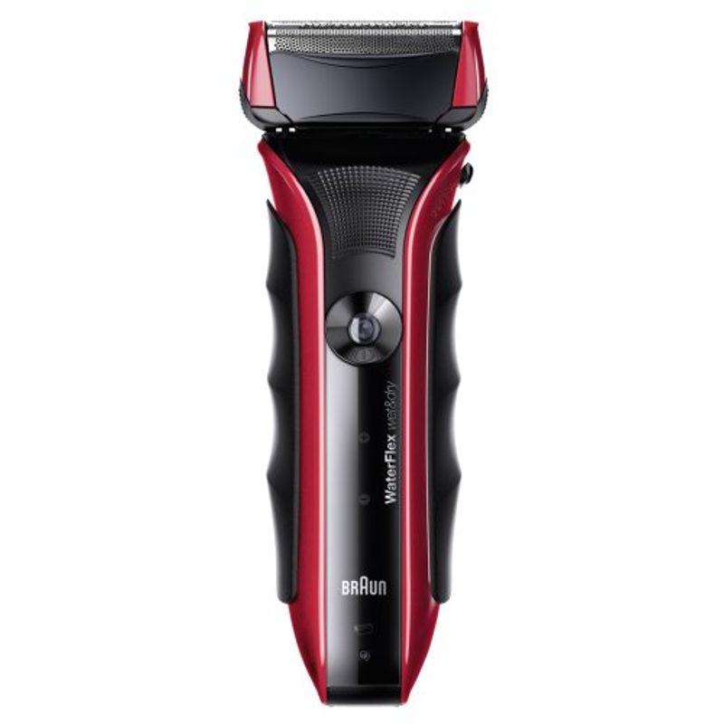 ブラウン WaterFlex メンズシェーバー 3枚刃 お風呂剃り可 レッド WF1s WaterFlex メンズシェーバー 3枚刃 お風呂剃り可 レッド WF1s サイズ