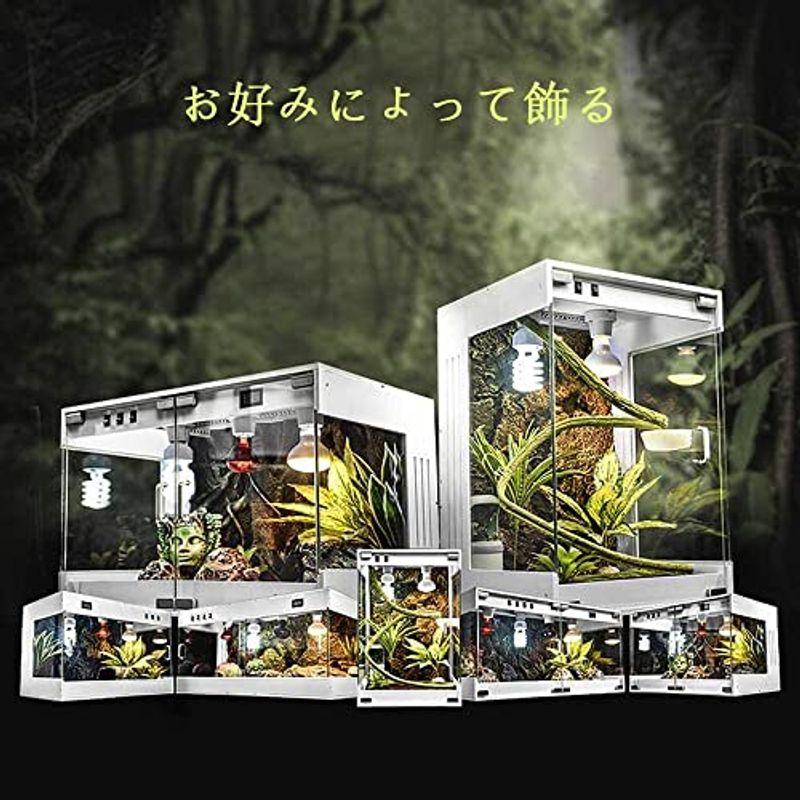 YOLLO 爬虫類ケージ 亀トカゲヘビ飼育ボックス 爬虫類ケース 両生類飼育ケース 組立式 保温ボックス 小動物ハウス お手入れ簡単 (スラ 爬虫類ケージ 亀トカゲヘビ飼育ボックス 爬虫類ケース 両生類飼育ケース 組立式 保温ボックス 小動物ハウス お手入れ簡単 スラ