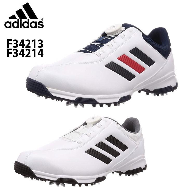 アディダスゴルフ シューズ トラクションライトボア F34213 F34214 メンズゴルフスパイクシューズ adidas 2019 数量限定