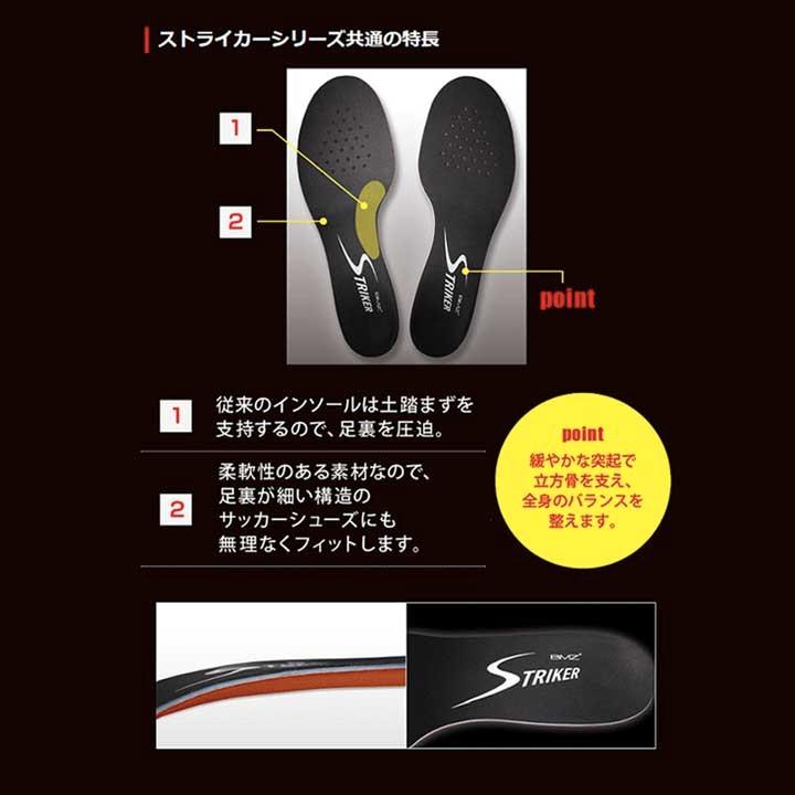 BMZ ストライカー プロ インソール 中敷き Jリーグ サッカー スパイク