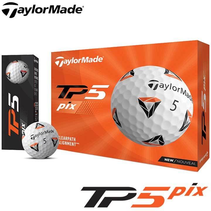 テーラーメイド TP5 Pix ゴルフボール 1ダース（12球入り）日本正規品 