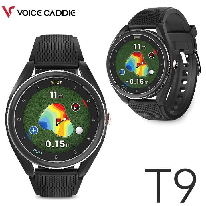 ボイスキャディ T9 ブラック　腕時計型 GPSゴルフナビ 距離測定器 ゴルフウォッチ VOICE CADDIE T9　即納  :2204t9:フルショット Yahoo!店 - 通販 - Yahoo!ショッピング