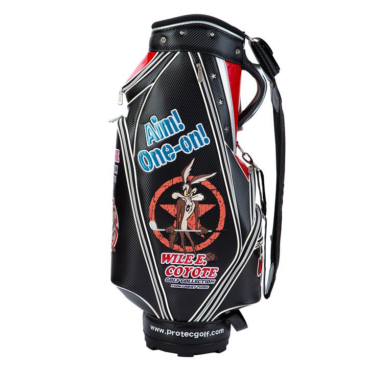 ルーニー・チューンズ LTCM-004 ワイリー・コヨーテ キャディバッグ カート型 9.0型 46インチ対応 3.9kg WILE E.COYOTE GOLF LOONY TUNES WILE COYOTE GOLF LOONY