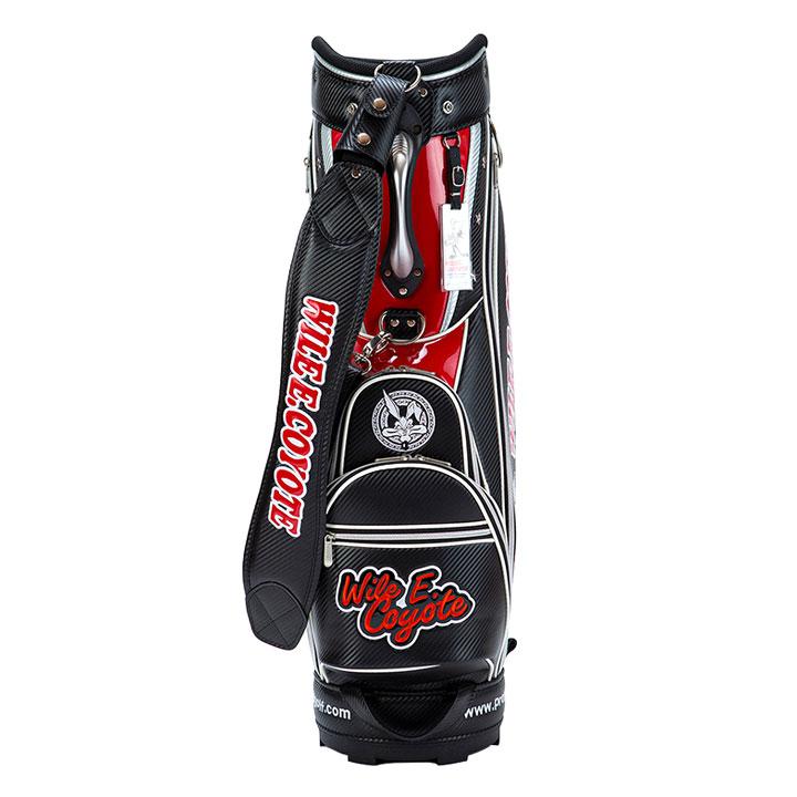 ルーニー・チューンズ LTCM-004 ワイリー・コヨーテ キャディバッグ カート型 9.0型 46インチ対応 3.9kg WILE E.COYOTE GOLF LOONY TUNES WILE COYOTE GOLF LOONY