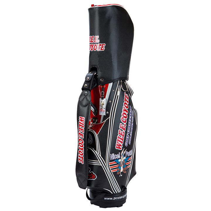 ルーニー・チューンズ LTCM-004 ワイリー・コヨーテ キャディバッグ カート型 9.0型 46インチ対応 3.9kg WILE E.COYOTE GOLF LOONY TUNES WILE COYOTE GOLF LOONY