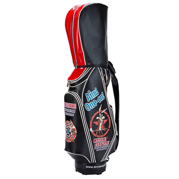 ルーニー・チューンズ LTCM-004 ワイリー・コヨーテ キャディバッグ カート型 9.0型 46インチ対応 3.9kg WILE E.COYOTE GOLF LOONY TUNES WILE COYOTE GOLF LOONY