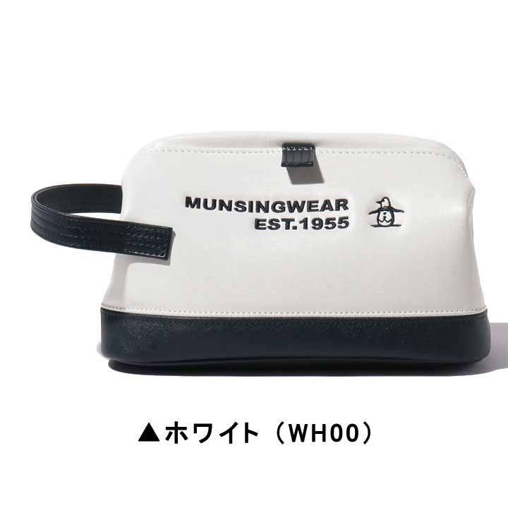 マンシングウェア MQBVJA44 マグネット式 ガマロ開閉カートポーチ ホワイト(WH00) Munsingwear 2023 37p 即納｜full-shot｜02