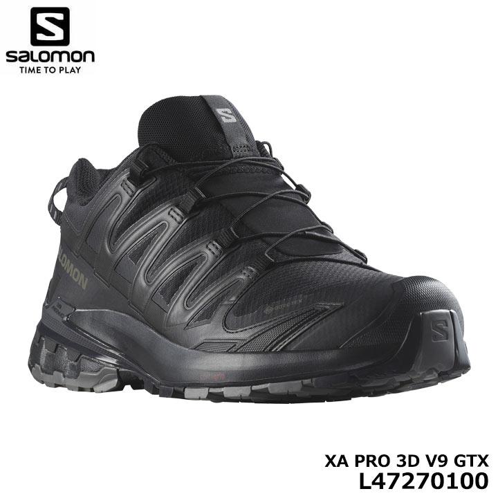 SALOMON 超軽量ブラック トレラン上下セット SALOMON（サロモン） トレイルランニングシューズ メンズ スニーカー