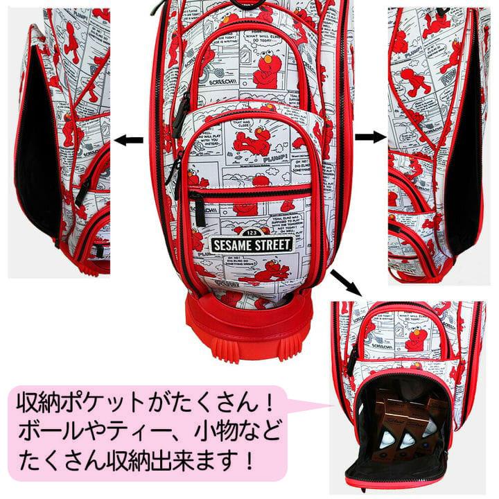 セサミストリート エルモ ショルダーバッグ レア かわいい キャラクター ゴルフ セサミストリート エルモ ショルダーバッグ レア かわいい