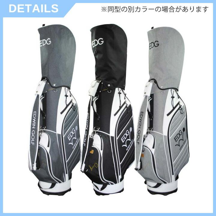 EDWIN GOLF 9.5型キャディバッグ EDCB-3478 キャディバッグ (ネイビー