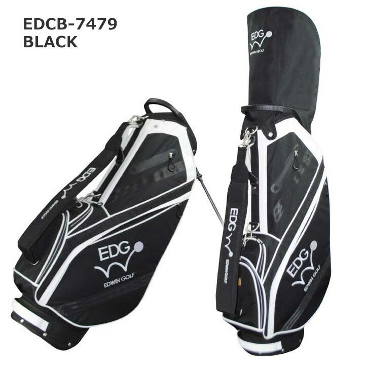 EDWIN GOLF 9.5型スタンドバッグ EDCB-3479 キャディバッグ (ブラック