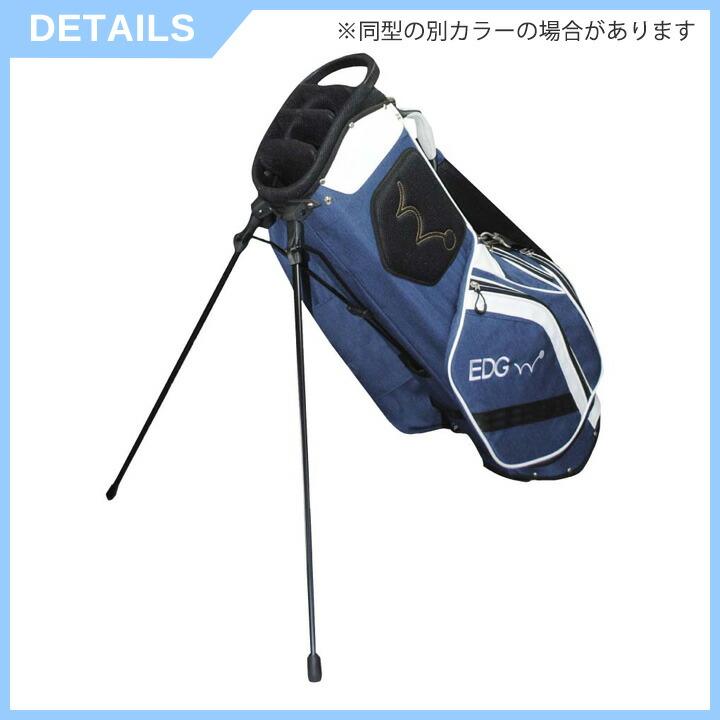 EDWIN GOLF 9.5型スタンドバッグ EDCB-3479 キャディバッグ (ブラック