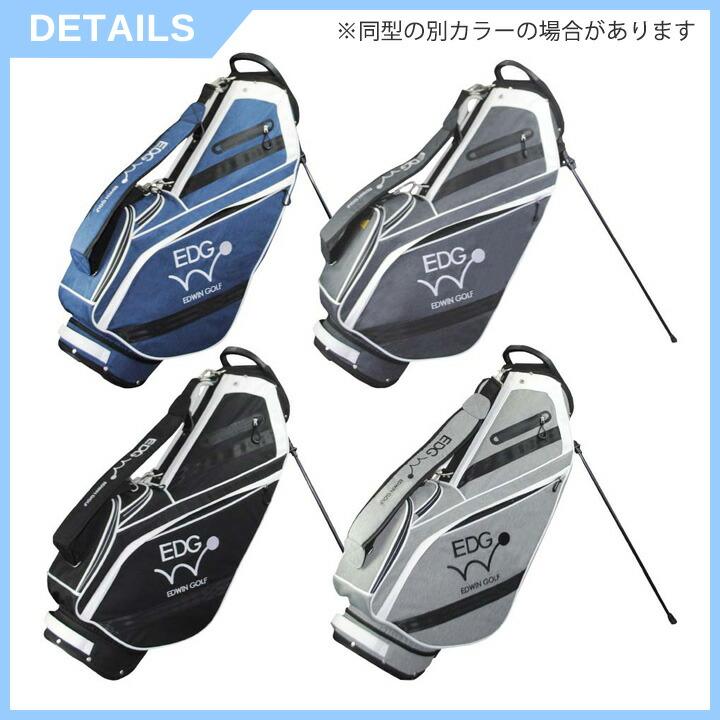 EDWIN GOLF 9.5型スタンドバッグ EDCB-3479 キャディバッグ (ブラック