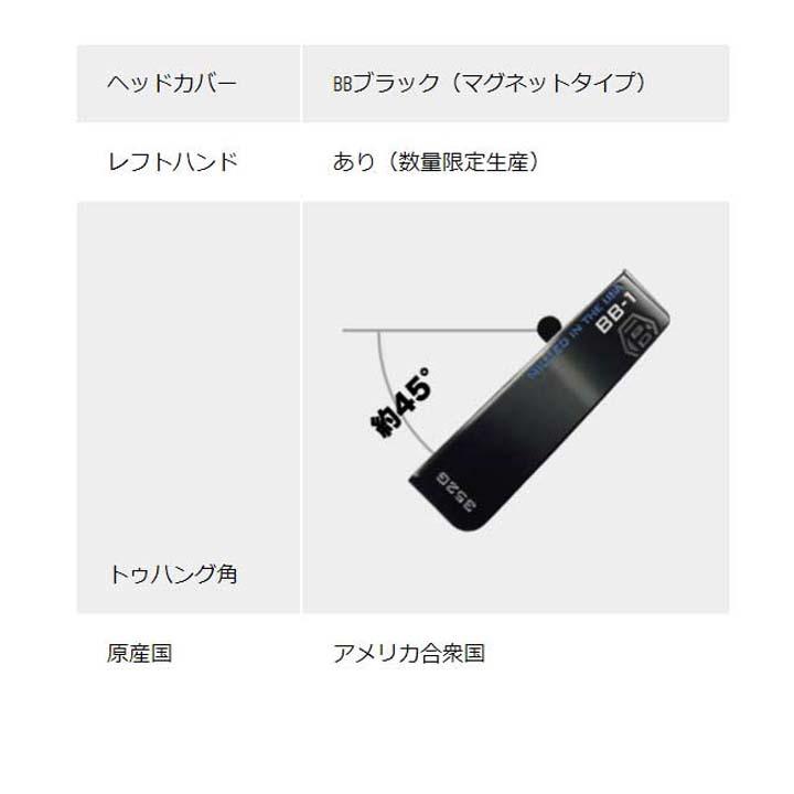 【希少】ベティナルディ BB1 MS 34インチ BETTINARDI ベティナルディ BB1 パター 2018 USモデル 34インチ