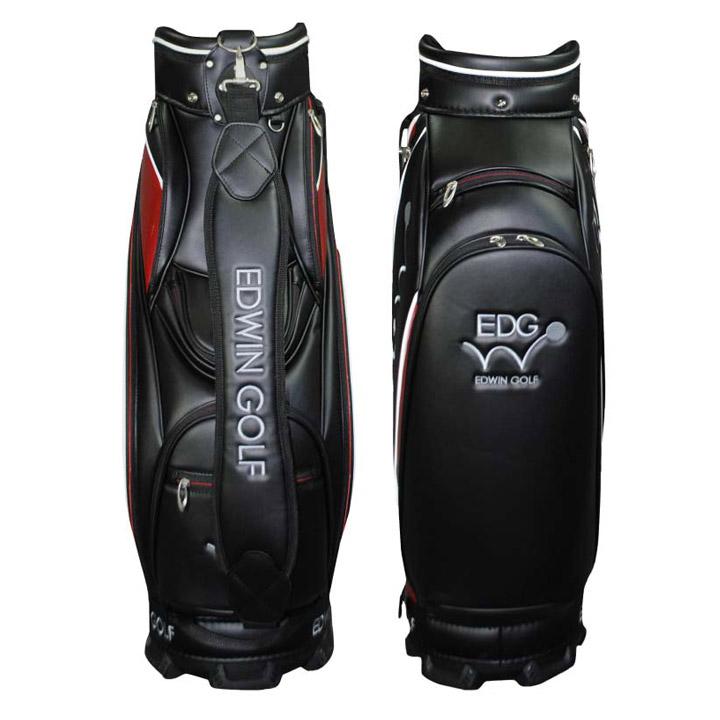 EDWIN GOLF 9.5型キャディバッグ EDCB-3477 キャディバッグ (ブラック