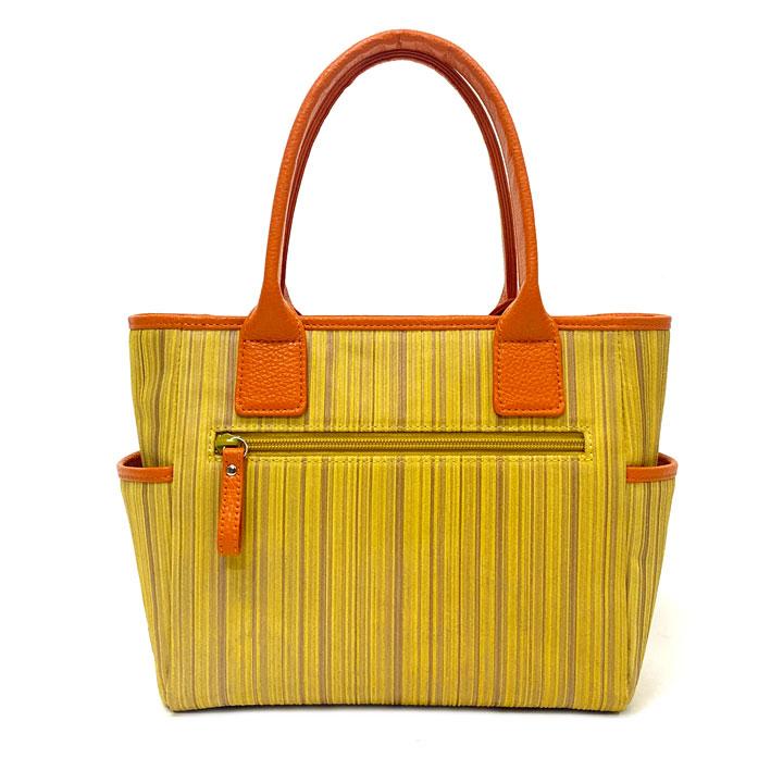 ホンモン コーデュロイ イタリアンスムースレザー カートバッグ バター